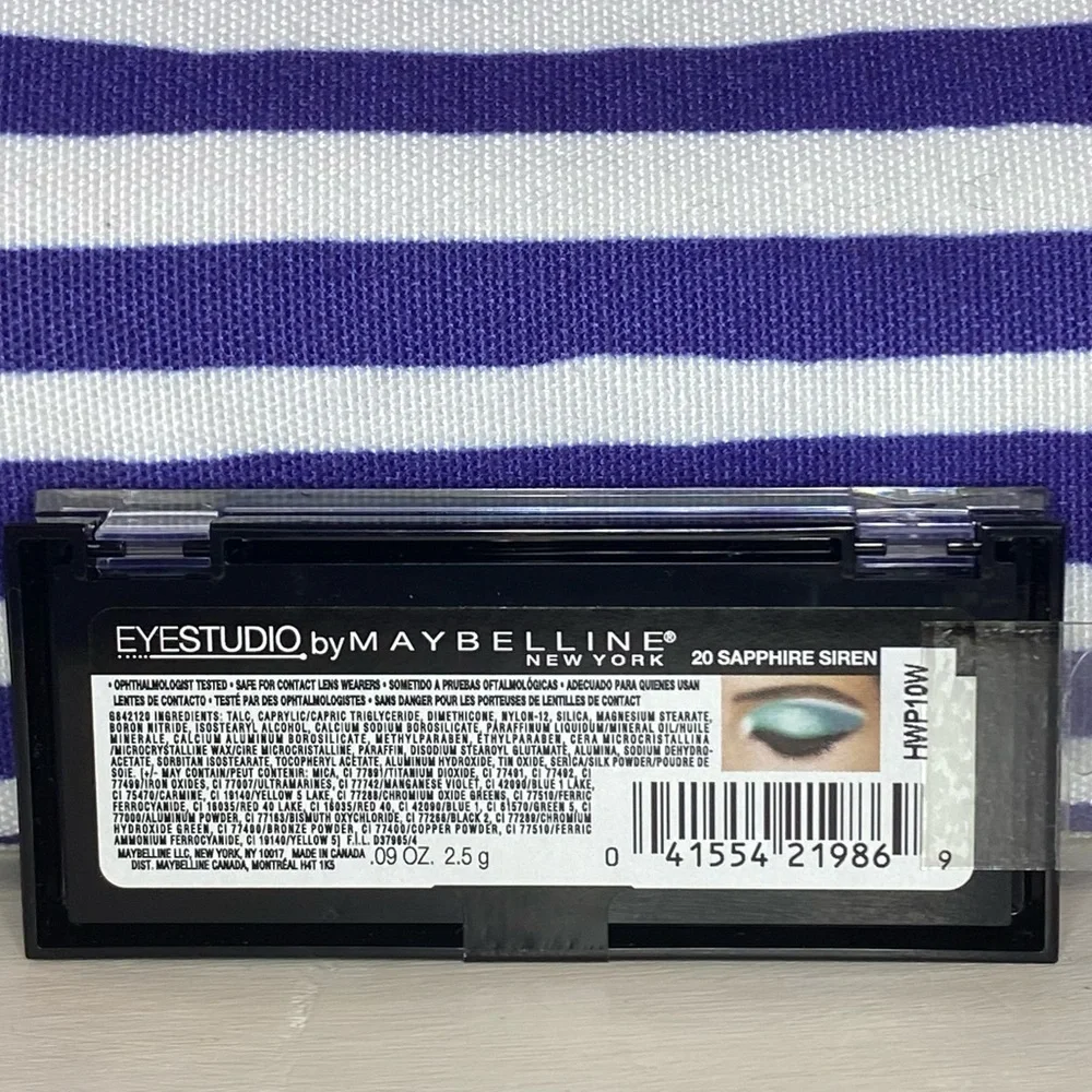 🔥5/$25🔥Maybelline Eyestudio Eyeshadow Quad - 20 Saphire Siren